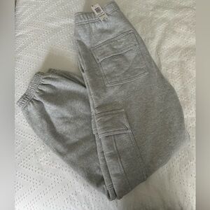 Aritzia TNA Cozy fleece Mega Cargo Boyfriend Sweatpants